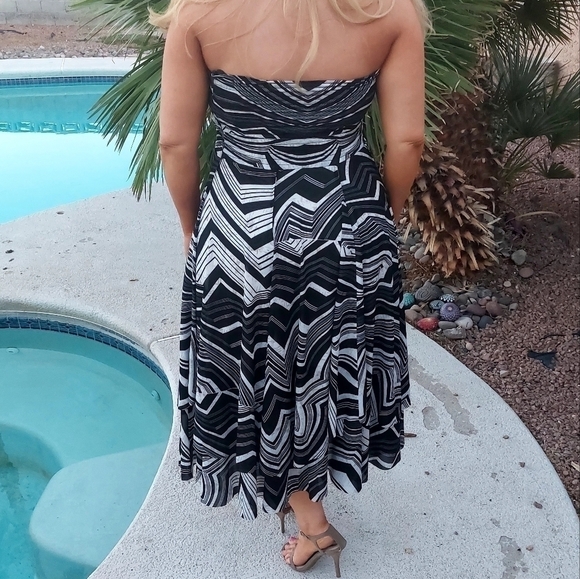 ETCETERA strapless smocked handkerchief dress or can be worn as a skirt size 2 - Picture 8 of 10